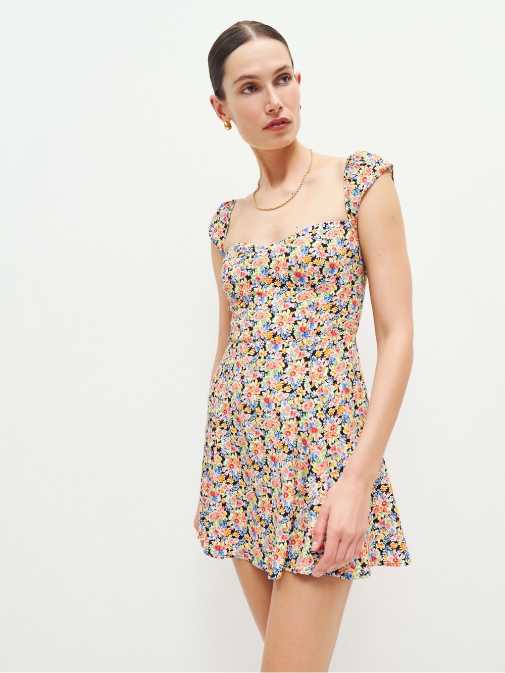 Reformation Tanis Mini Dress in Geena Size 0